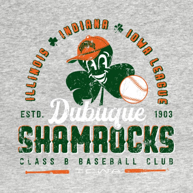 Dubuque Shamrocks Baseball by MindsparkCreative